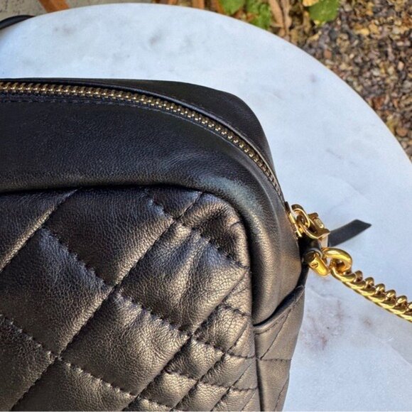 SOLD Versace Baroque Icon Quilted Leather Camera Crossbody Bag - Picture 8 of 15